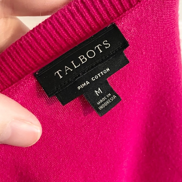 Talbots Pima Cotton Cardigan - Picture 3 of 4